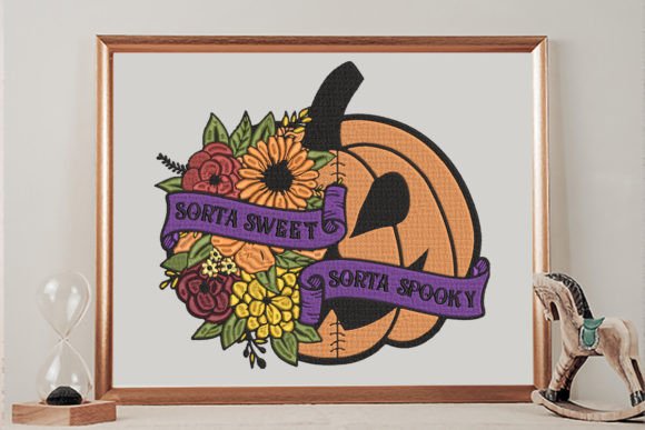 Charming Sorta Sweet, Spooky Pumpkin Design