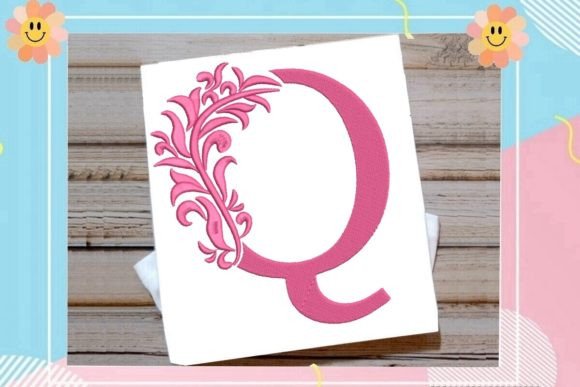 Elegant and Charming: Beautiful Monogram Letter Q
