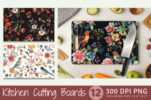 Floral Birds Embroidery for Seasonal Gifts