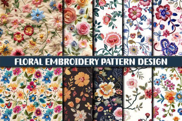 Floral Embroidery for Boutique Apparel