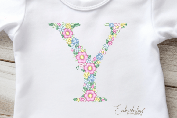 Floral Letter Y Machine Embroidery: A Detailed Review