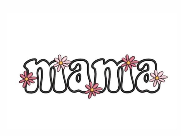 Floral Mama: A Premium Embroidery Design for Moms