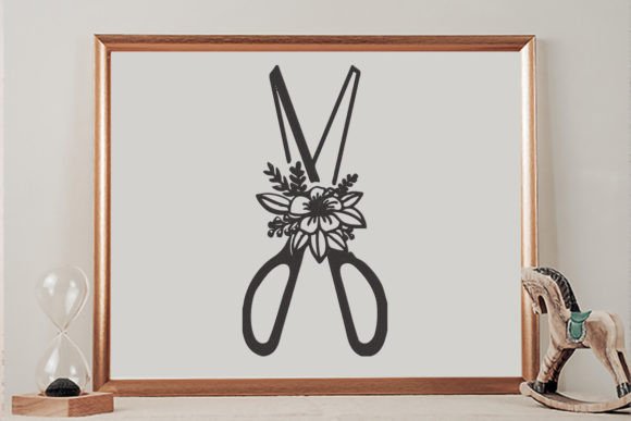 Floral Scissor: A Charming Addition for Seasonal Embroidery