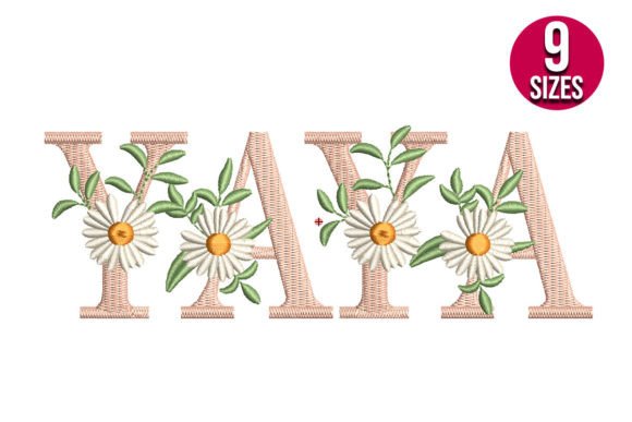 Floral Yaya: A Versatile Embroidery Design
