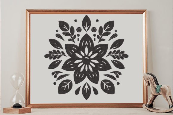 Flower, Floral Embroidery: A Versatile Design for Holidays