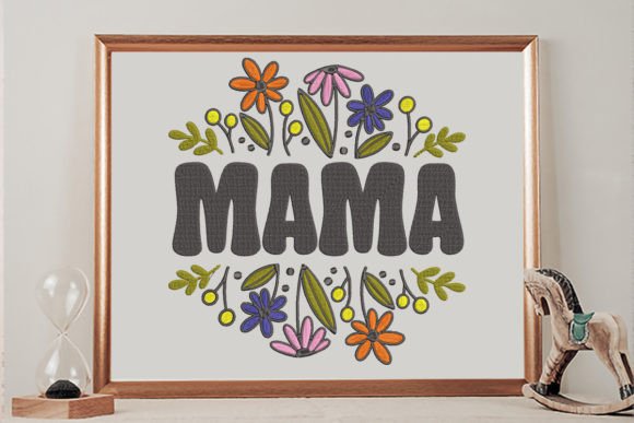 Mama Flower Floral: A Versatile Embroidery Design